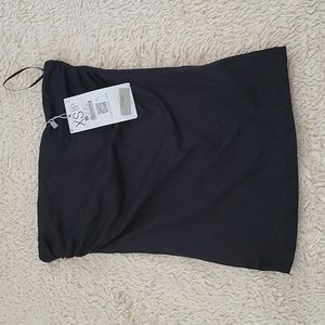 Bershka womens x-small black tube top